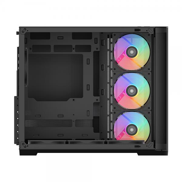 SAMA MID TOWER V60 BLACK DOPPIA CAMERA 2*TG 7*FAN 120mm ARGB PWM