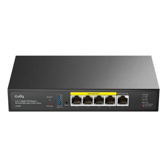CUDY C200P - ROUTER 2-IN-1 SMB AP CONTROLLER