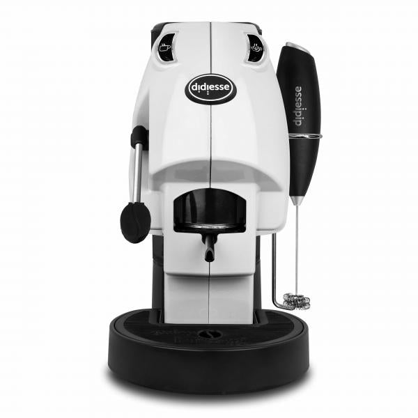 DIDIESSE BABY FROG COFFEE AND TEA (BIANCO) - MACCHINA DA CAFFE'' CON FRULLINO E DOPPIO PORTACIALDA - 450W