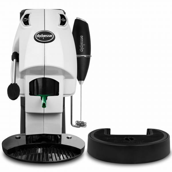 DIDIESSE BABY FROG COFFEE AND TEA (BIANCO) - MACCHINA DA CAFFE'' CON FRULLINO E DOPPIO PORTACIALDA - 450W