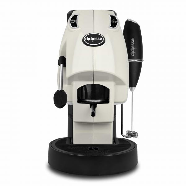 DIDIESSE BABY FROG COFFEE AND TEA (AVORIO) - MACCHINA DA CAFFE'' CON FRULLINO E DOPPIO PORTACIALDA - 450W