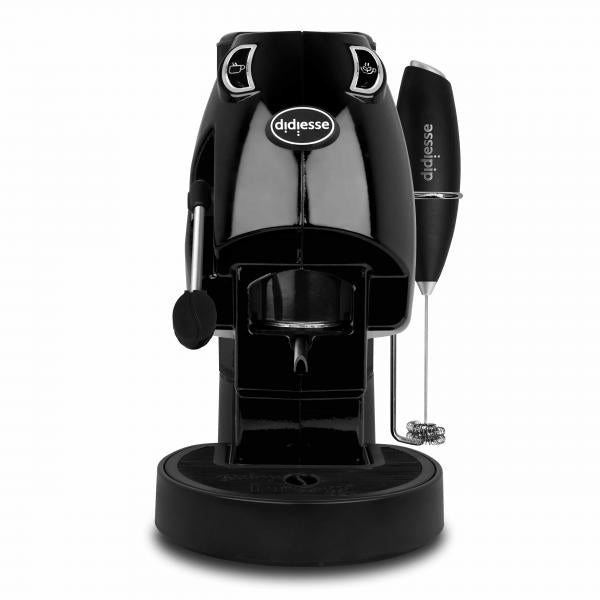 DIDIESSE BABY FROG COFFEE AND TEA (NERO) - MACCHINA DA CAFFE'' CON FRULLINO E DOPPIO PORTACIALDA - 450W