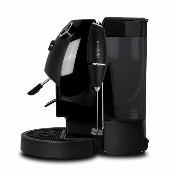 DIDIESSE BABY FROG COFFEE AND TEA (NERO) - MACCHINA DA CAFFE'' CON FRULLINO E DOPPIO PORTACIALDA - 450W