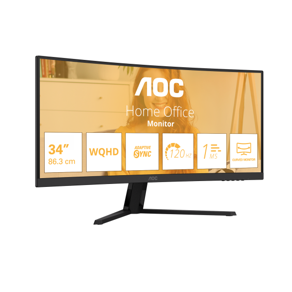 AOC CU34B3E - 34"" MONITOR CURVO WQHD - HDR10
