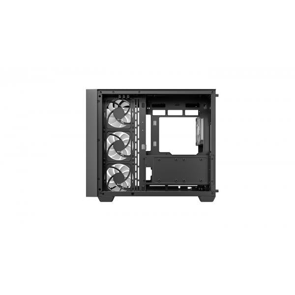 DEEPCOOL CASE MID TOWER CG530U 4F BLACK 4xARGB TG PANORAMICO