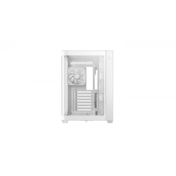 DEEPCOOL CASE MID TOWER CG530U 4F WHITE 4xARGB TG PANORAMICO