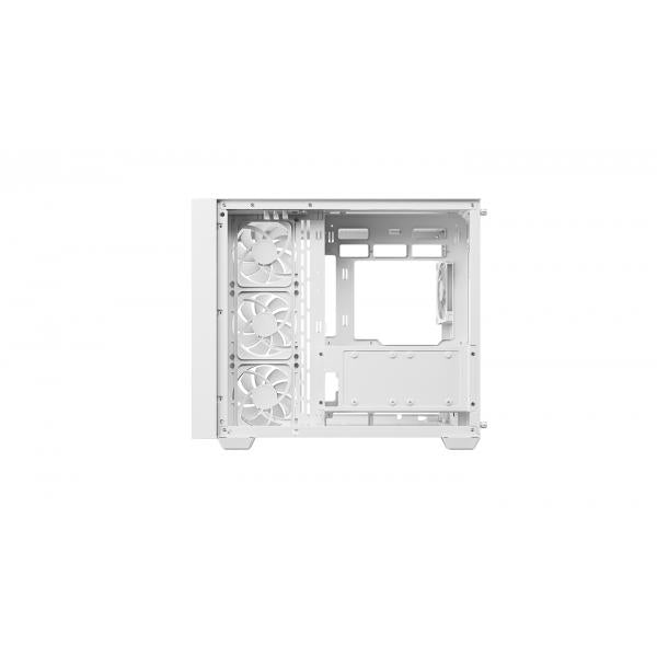 DEEPCOOL CASE MID TOWER CG530U 4F WHITE 4xARGB TG PANORAMICO
