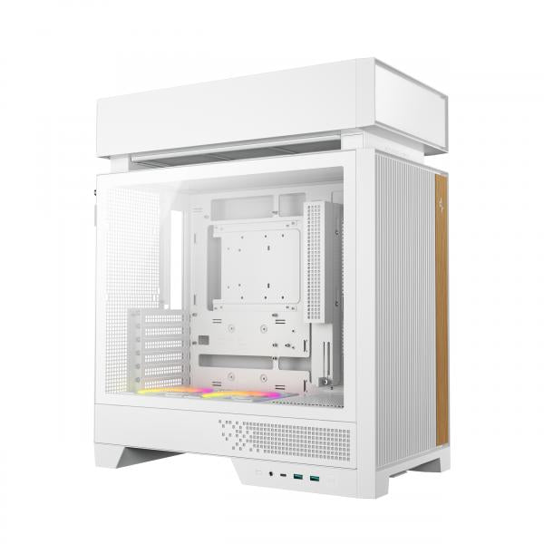 DEEPCOOL CASE MID TOWER CL660WHITE HYPERSPLIT 2x120ARGB