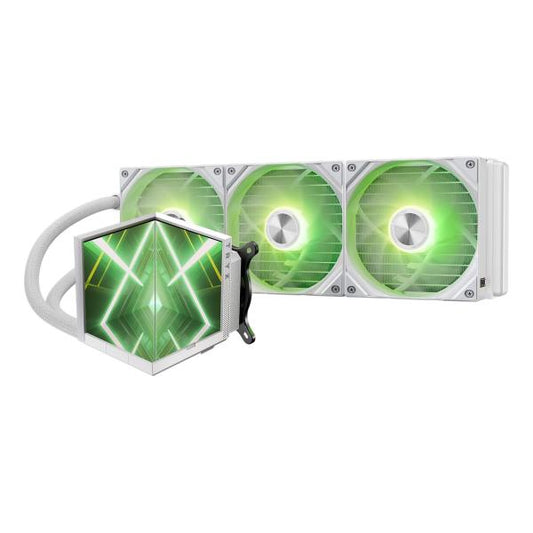 TRYX RAFF LIQUIDO STAGE ARGB 360 WHITE IPS DISPLAY