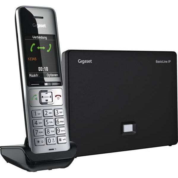 GIGASET 500HX (SILVER / NERO) - TELEFONO CORDLESS SINGOLO IP