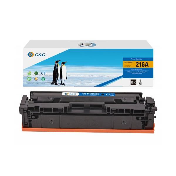 HP W2410A (216A) BLACK - TONER COMPATIBILE G&G CON CHIP - 1050 PAG.