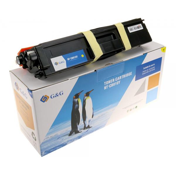 BROTHER TN-910Y YELLOW - TONER COMPATIBILE G&G - 9000 PAG.