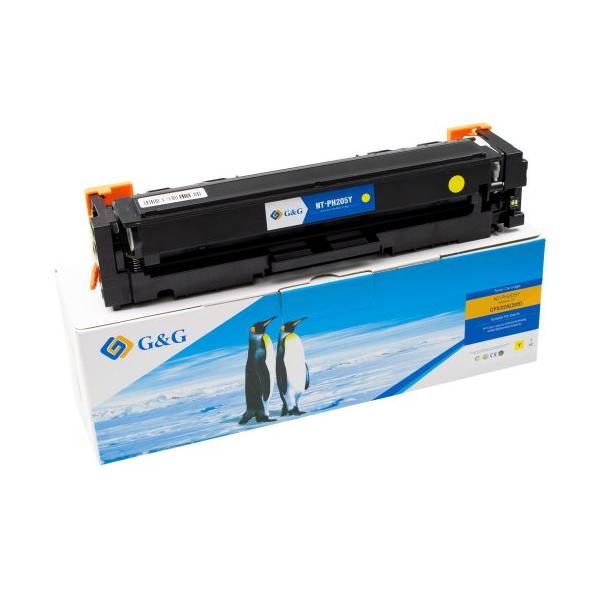HP CF532A (205A) YELLOW - TONER COMPATIBILE G&G CON CHIP - 900 PAG.