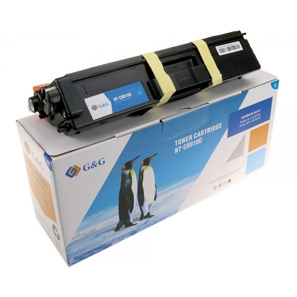BROTHER TN-910C CIANO - TONER COMPATIBILE G&G - 9000 PAG.