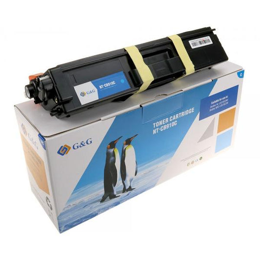 BROTHER TN-910C CIANO - TONER COMPATIBILE G&G - 9000 PAG.