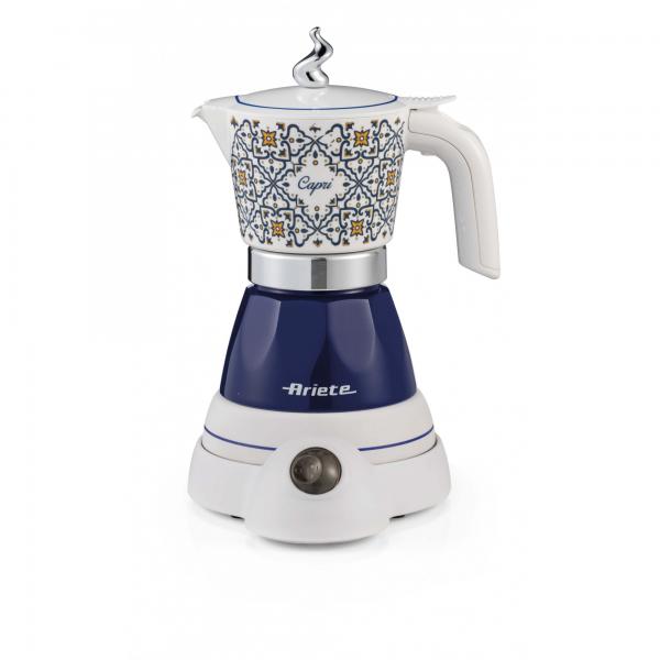 ARIETE MOKA AROMA CAPRI (1358/1C) - MOKA ELETTRICA PER POLVERE DI CAFF 2/4 TAZZE