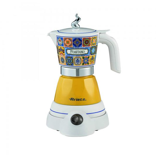 ARIETE MOKA AROMA POSITANO (1358/1P) - MOKA ELETTRICA PER POLVERE DI CAFF 2/4 TAZZE