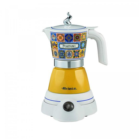ARIETE MOKA AROMA POSITANO (1358/1P) - MOKA ELETTRICA PER POLVERE DI CAFF 2/4 TAZZE