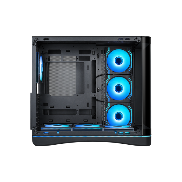 SAMA MID TOWER V62 BLACK TG CURVE LED STRIP 7* 120 ARGB PWM FAN