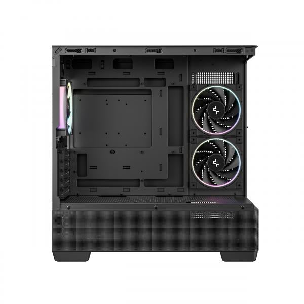 DEEPCOOL CASE MICRO ATX CG380U 3F BLACK PANORAMIC 3CURVE ARGB 2TB 360mm AIO