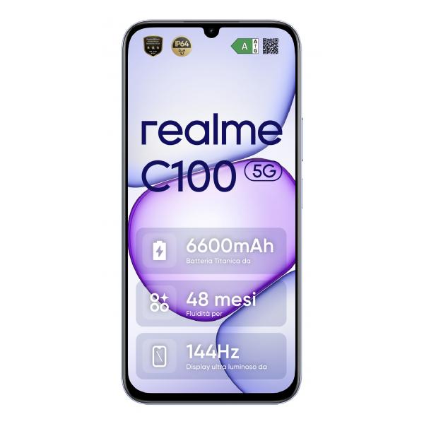 REALME C100 (PURPLE) - SMARTPHONE 6.8"" - 5G - RAM 4GB - STORAGE 128GB