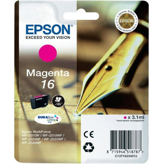 EPSON T16 MAGENTA (C13T16234010) - CARTUCCIA ORIGINALE