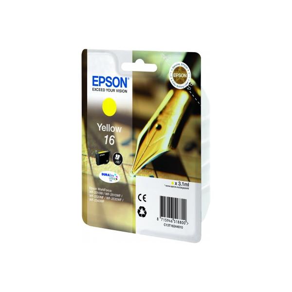 EPSON T16 YELLOW (C13T16244010) - CARTUCCIA ORIGINALE
