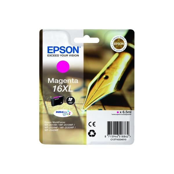 EPSON T16XL MAGENTA (C13T16334010) - CARTUCCIA ORIGINALE AD ALTA EFFICIENZA