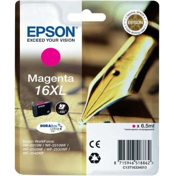 EPSON T16XL MAGENTA (C13T16334010) - CARTUCCIA ORIGINALE AD ALTA EFFICIENZA