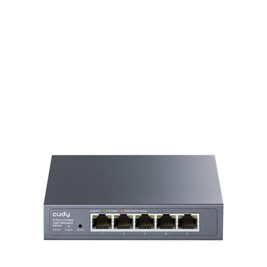 CUDY HS105 - SWITCH 5 PT 2.5G - METAL CHASSIS