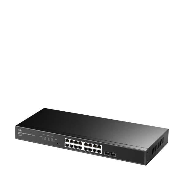 CUDY GS1016ES2 - SWITCH 16-PORT GIGABIT - 2 Gigabit SFP PORTS - Cudy Cloud APP