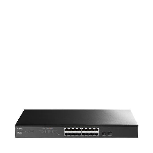 CUDY GS1016ES2 - SWITCH 16-PORT GIGABIT - 2 Gigabit SFP PORTS - Cudy Cloud APP