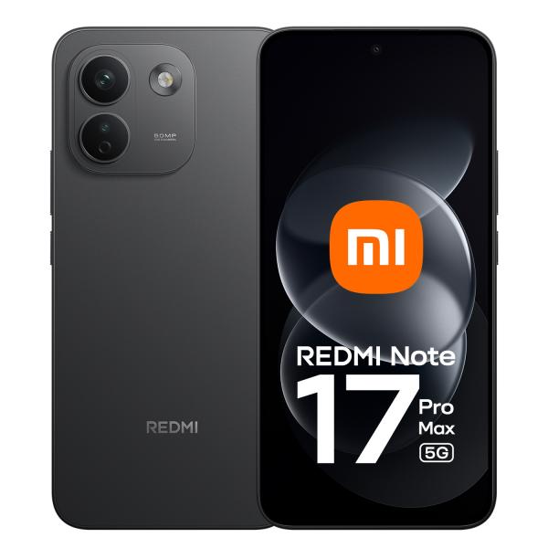 XIAOMI REDMI NOTE 17 PRO MAX (BLACK) - SMARTPHONE 6.83"" - 5G - RAM 8GB - 256GB - ITA