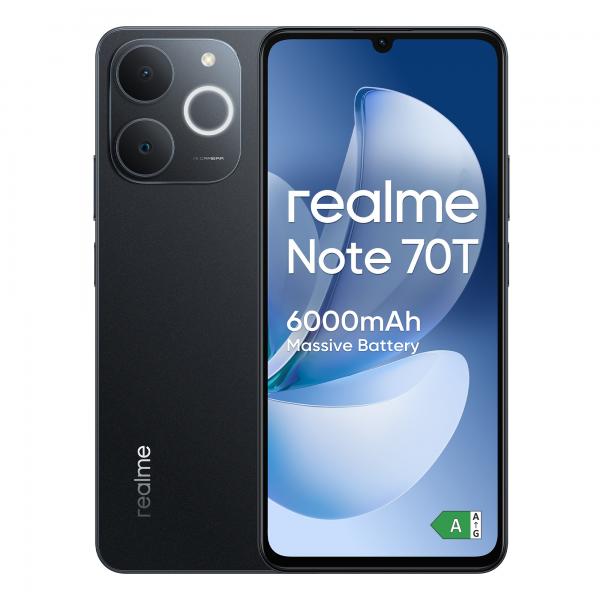 REALME NOTE 70T SPECIAL EDITION OBSIDIAN BLACK 6.74" 4GB/256GB CON BUDS