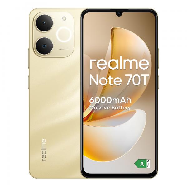 REALME NOTE 70T SPECIAL EDITION BEACH GOLD 6.74" 4GB/128GB CON BUDS