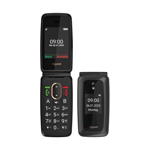 GIGASET GL795 (NERO) - TELEFONO CELLULARE SENIOR CLAMSHELL
