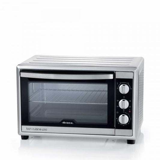 ARIETE BON CUISINE 450 (0986) - FORNO ELETTRICO VENTILATO - 45L - GIRARROSTO - 6 POSIZIONI COTTURA - TIMER 60 MIN - 1800W
