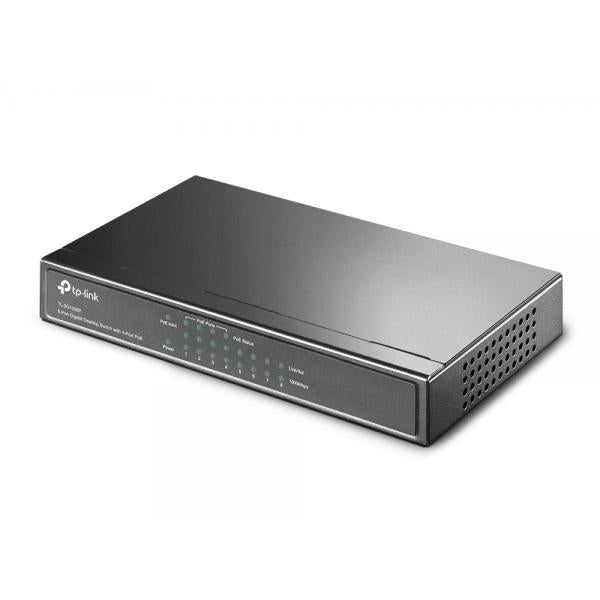 TP-LINK TL-SG1008P - SWITCH 8 PORTE 10/100/1000 CON 4PT POE
