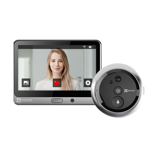 EZVIZ DP2 - VIDEOSPIONCINO TOUCH WIRELESS 2K - DISPLAY TOUCH 4.3"" - SENSORE INFRAROSSI PIR - AUDIO E VIDEO BIDIREZIONALE PIR H265