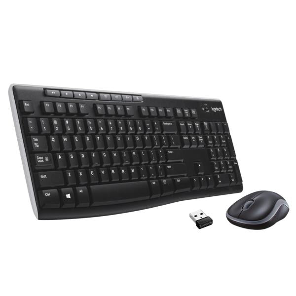 TASTIERA LOGITECH MK270 + MOUSE WIRELESS BK 920-004512
