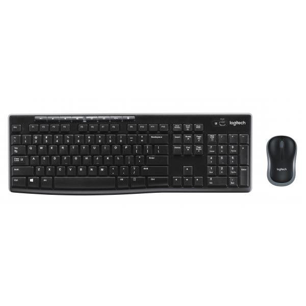 TASTIERA LOGITECH MK270 + MOUSE WIRELESS BK 920-004512