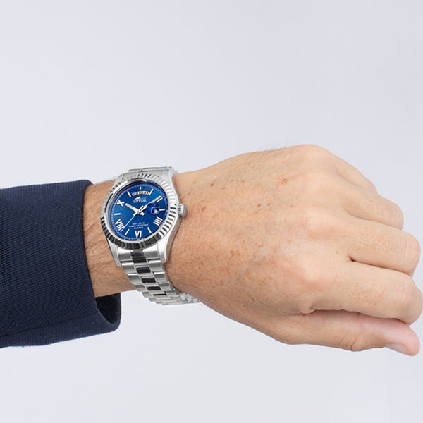 LOTUS WATCHES Mod. FREEDOM Day Date BLUE