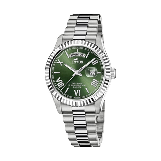 LOTUS WATCHES Mod. FREEDOM Day Date GREEN