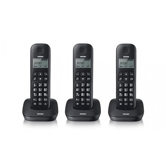 BRONDI GALA TRIO (NERO) - TELEFONO CORDLESS TRIPLO