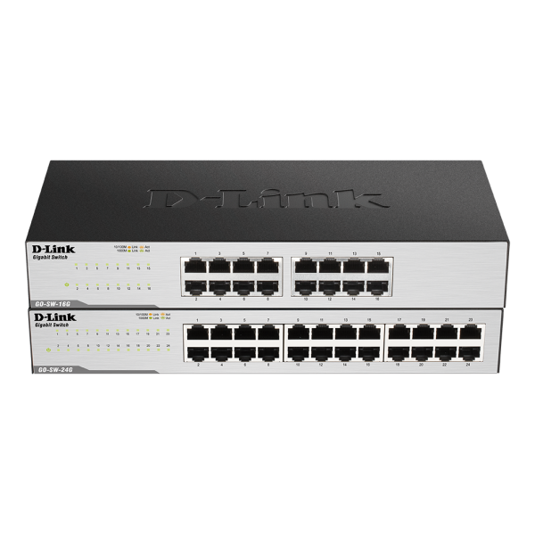 D-LINK GO-SW-24G - EASY DESKTOP SWITCH 24 PORTE GIGABIT