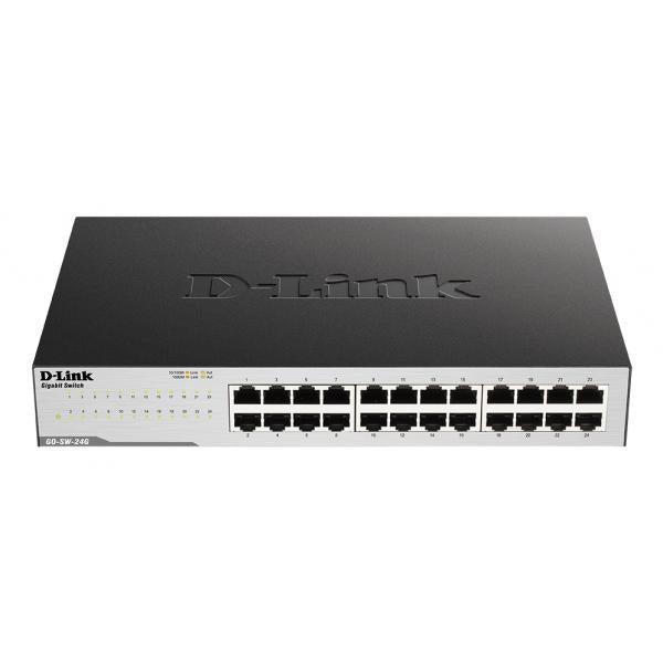 D-LINK GO-SW-24G - EASY DESKTOP SWITCH 24 PORTE GIGABIT