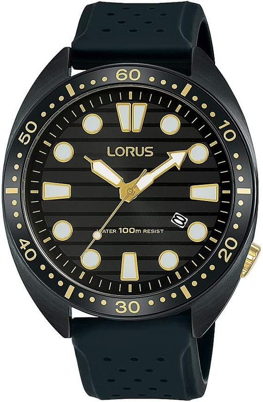 Lorus Orologio Analogico al Quarzo Uomo con Cinturino in Silicone RH927LX9