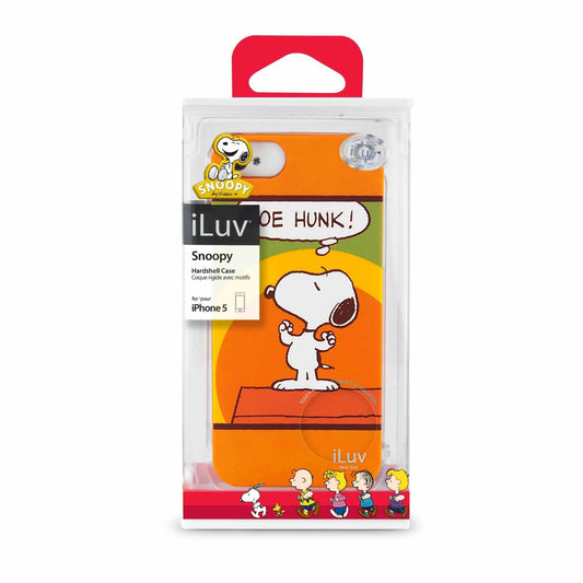 COVER ILUV SNOOPY ARANCIONE ICA7H382ORG PER IPHONE 5 - 5S - SE