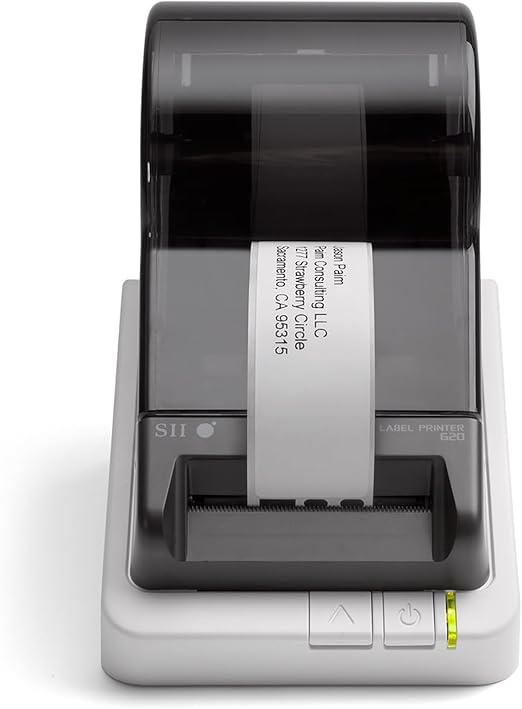 Seiko Precision SLP620-EU - Stampante di etichette Seiko Smart Label Printer 620, monocromatica, trasferimento termico, nero