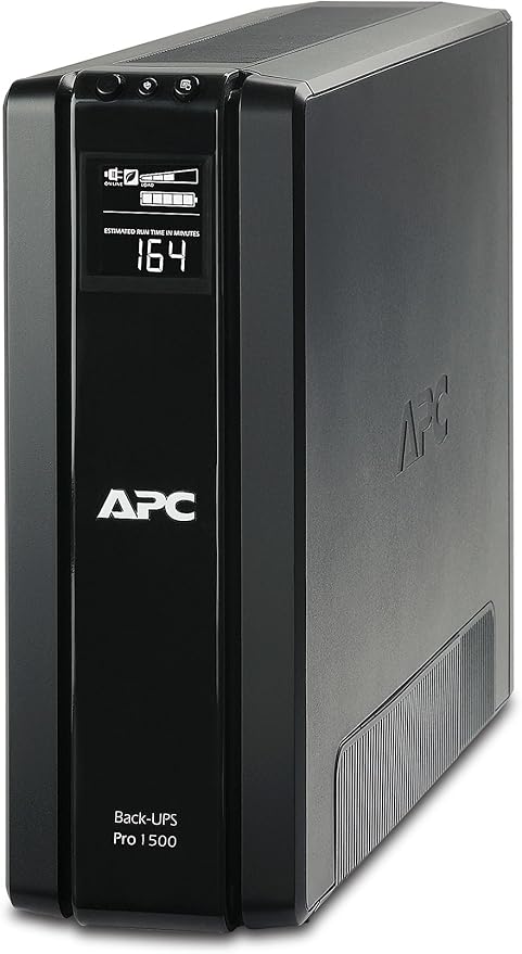 APC Power-Saving Back-UPS PRO - BR1500G-GR - Gruppo di Continuità (UPS) 1500VA (AVR, 6 Uscite Schuko, USB, Shutdown Software, Risparmio Energetico)